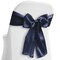 Lann&#x27;s Linens - Elegant Satin Wedding/Party Chair Cover Sashes/Bows - Ribbon Tie Back Sash